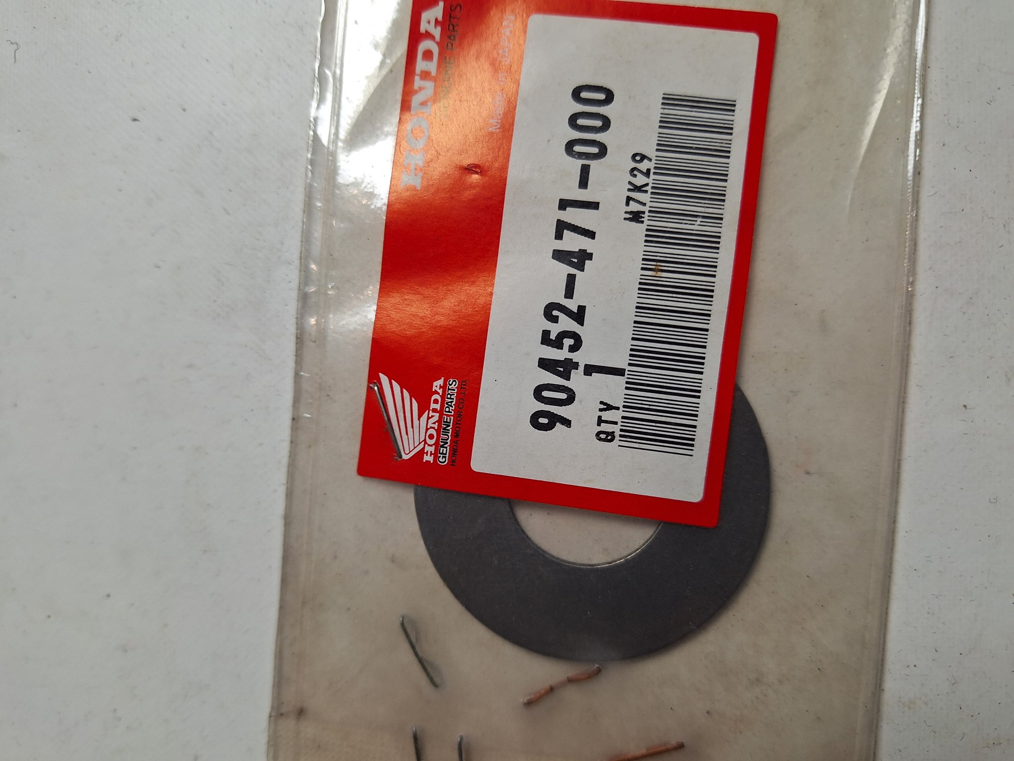 Bild von SCHEIBE  90452-471-000  CB 250 S